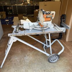 Rigid Chop Saw And Stand 10”