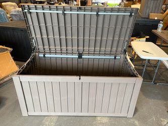 New - 120 Gallon Outdoor Deck Box Storage