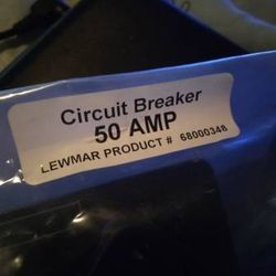 🌊 BOAT PART *Lewmar  Circuit Breaker 50 Amp