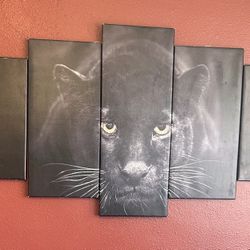 Black Panther 5 Section Portrait 