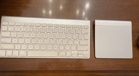 Apple wireless keyboard and wireless mouse