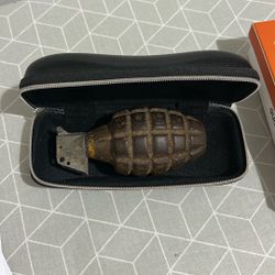 Antique grenade.