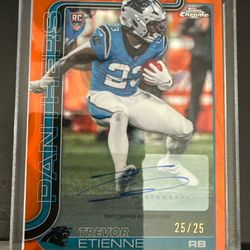 🔥 Trevor Etienne RC Auto Orange /25 – Panthers 🔥