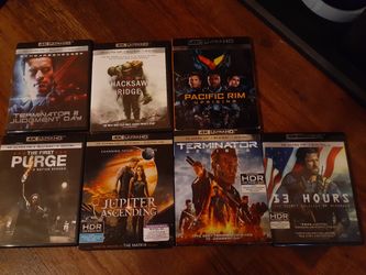 Brand new 4K Ultra HD movies