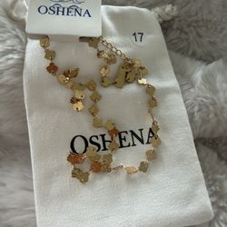 Oshena Gold Seashell Necklace