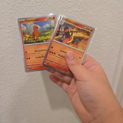 Charmander And Charmeleon Pokemon Cards
