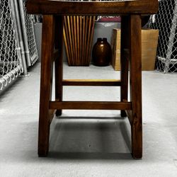 Solid Wood Stool – 24” Tall