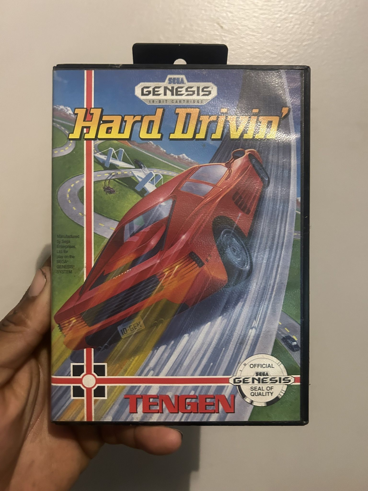 Sega Genesis Hard Drivin' 1991 Arcade