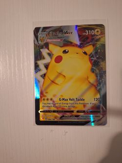 PIKACHU VMAX 044/185 VIVID VOLTAGE POKEMON (ULTRA RARE, NM)