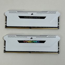 32GB Corsair Vengeance RGB Pro SL Ram DDR4 3600MHz (2x16GB) White