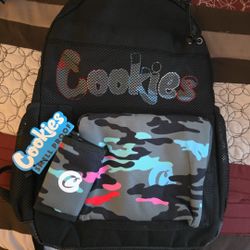 BRAND NEW!! Cookies Backpack With Wallet