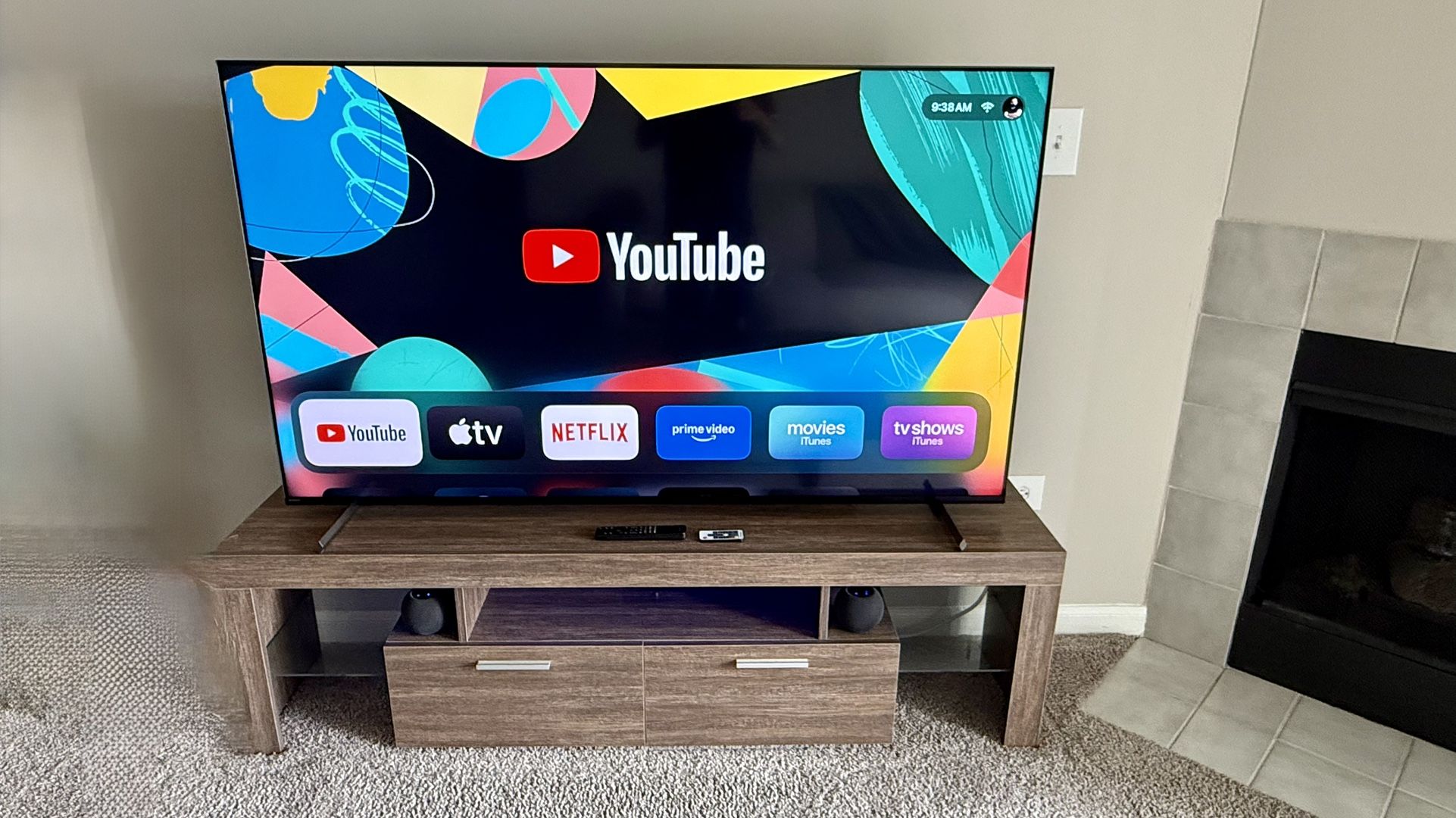 Sony Bravia X90L 65 Inch + TV Stand + Apple TV 4K – Barely Used, Like New!