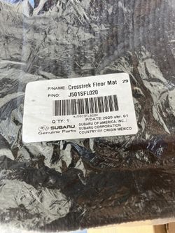 Subaru Crosstrek fabric floor mats