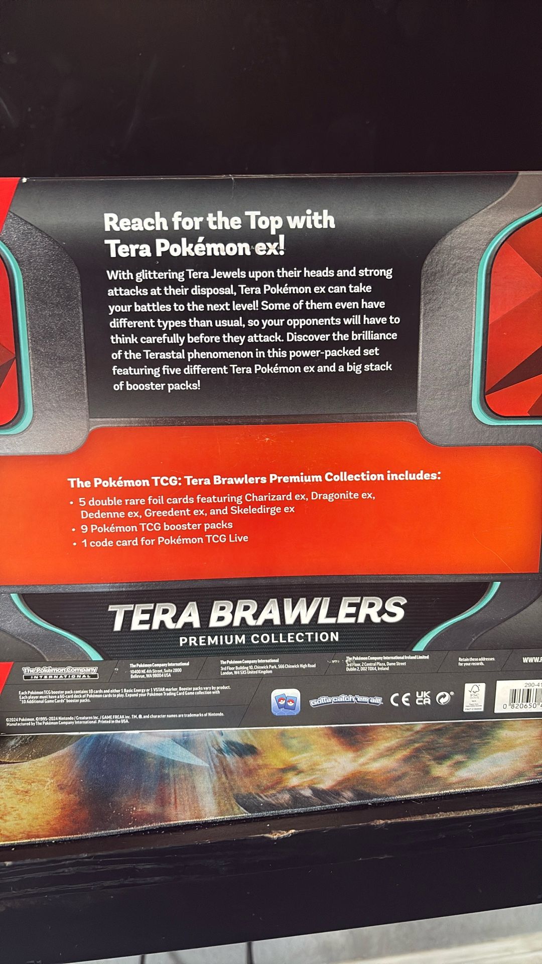 pokemon trading card game tera brawlers premium collection Amazon.com: Pokemon TCG: Tera Team Premium Collection : Toys & Games main image 1