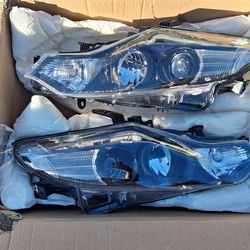 09-14 Nissan Murano Black Housing Projector Headlights Luces Focos Micas Faros Faroles Headlamps