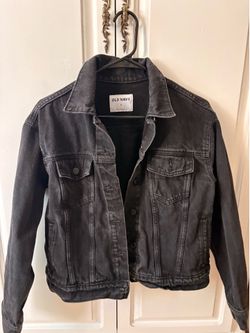 Black jean jacket