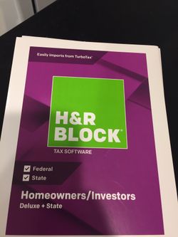 H&R BLOCK TAX Software Deluxe+State 5% Bonus Offer