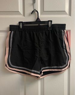 Brand new black/pink & grey active shorts size L