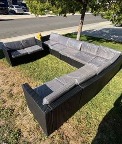 Extra large outdoor patio furniture set brand new patio sofa set modular 🆕🚎