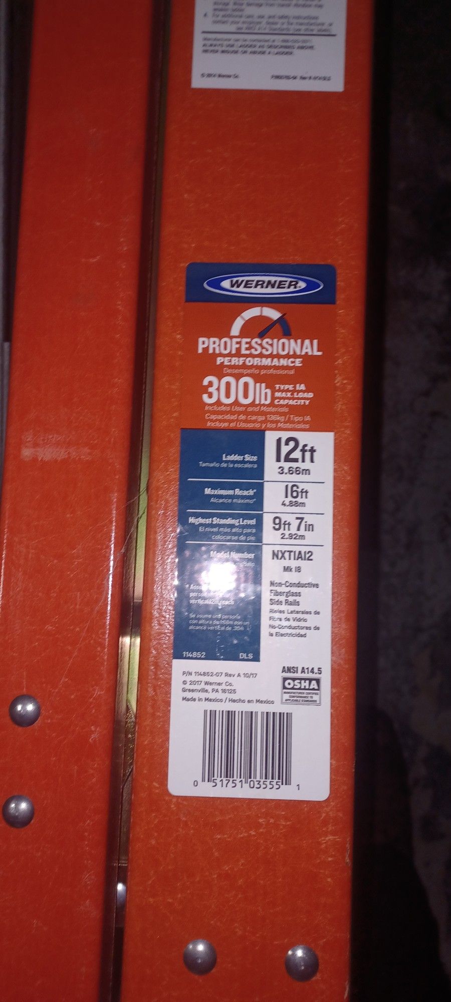 12 Ft Werner Ladder