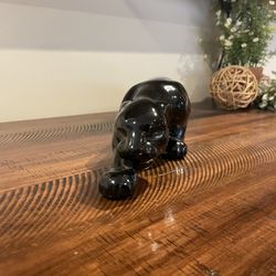 Vintage Mid Century Royal Haeger Black Panther Jaguar 24” Ceramic Figure Sculpture Thumbnail