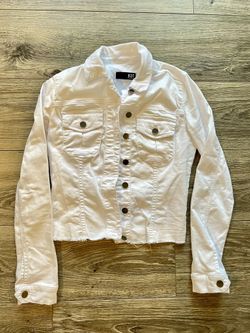 KUT from the Kloth Women’s Kara Frayed Denim Jacket Size XS