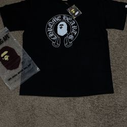 Bape x Chrome Heart Tee ( SIZE XL ) Brand New