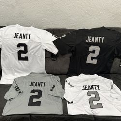 Raiders Ashton Jeanty Jerseys Men WMNS Kids 