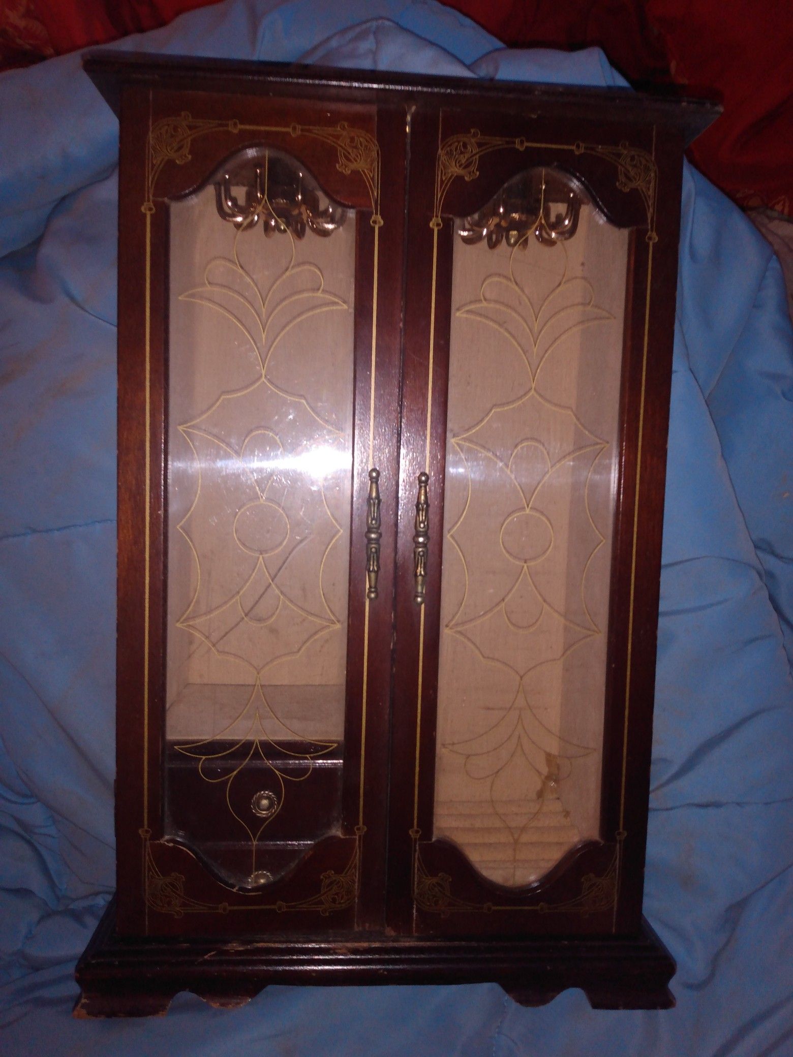 Vintage jewelry box/cabinet