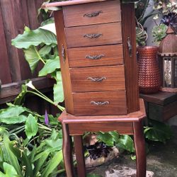 Vintage Jewelry Armoire 