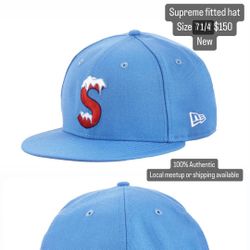 Supreme Fitted Hats Size 7 1/4 $ 7 1/2