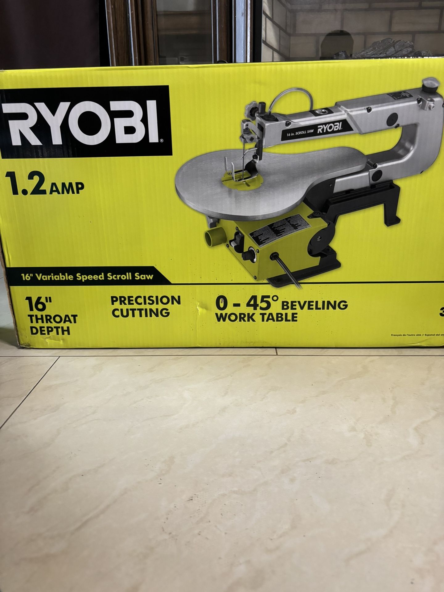 RYOBI 1.2amp 16” Scroll Saw NEW