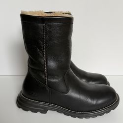 Leather, Black UGG Boots, Us Size 8