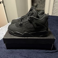 Air Jordan 4 Retro GS "Black Cat" 