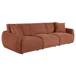 Elysia Coral Chenille Upholstered Modular Lounge Sofa
