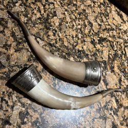 Antique Russian Drinking Horn
