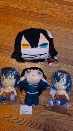 Demon Slayer Anime Plush Lot of 4