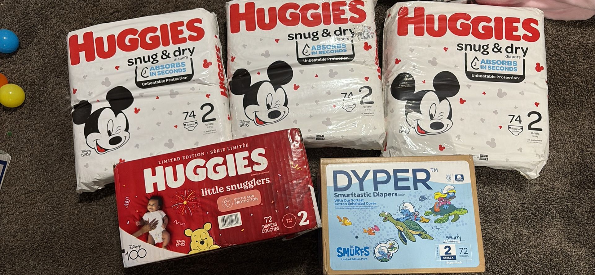 Size 2 Diapers Huggies