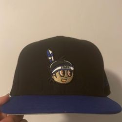 New Era Yaquis de Obregón "Face" Black/Royal Fitted  hat