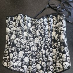 Day Of The Dead Halloween  Corset 