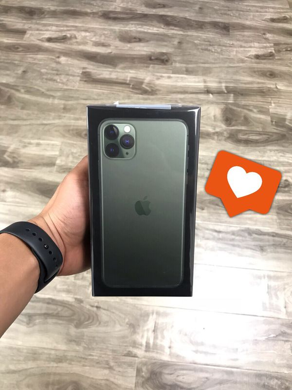 iPhone 11 Pro Max 256GB Midnight Green Unlocked Sealed for Sale in Chatsworth, CA - OfferUp