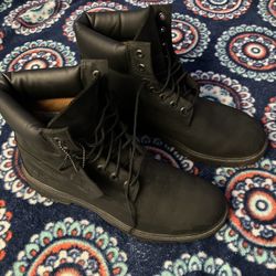 Black Timberlands 10.5