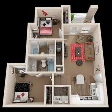 Sublease  2b2b Apartment at Trails at Wolf Pen Creek