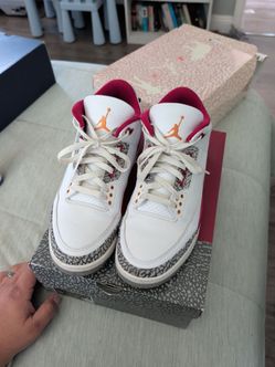Jordan 3 Cardinal Red size 12