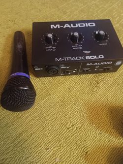 M-Audio M-Track Solo 2-channel and Mic