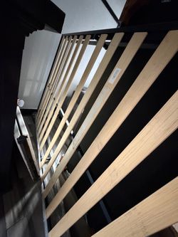 Bed Frame with Wood Slats