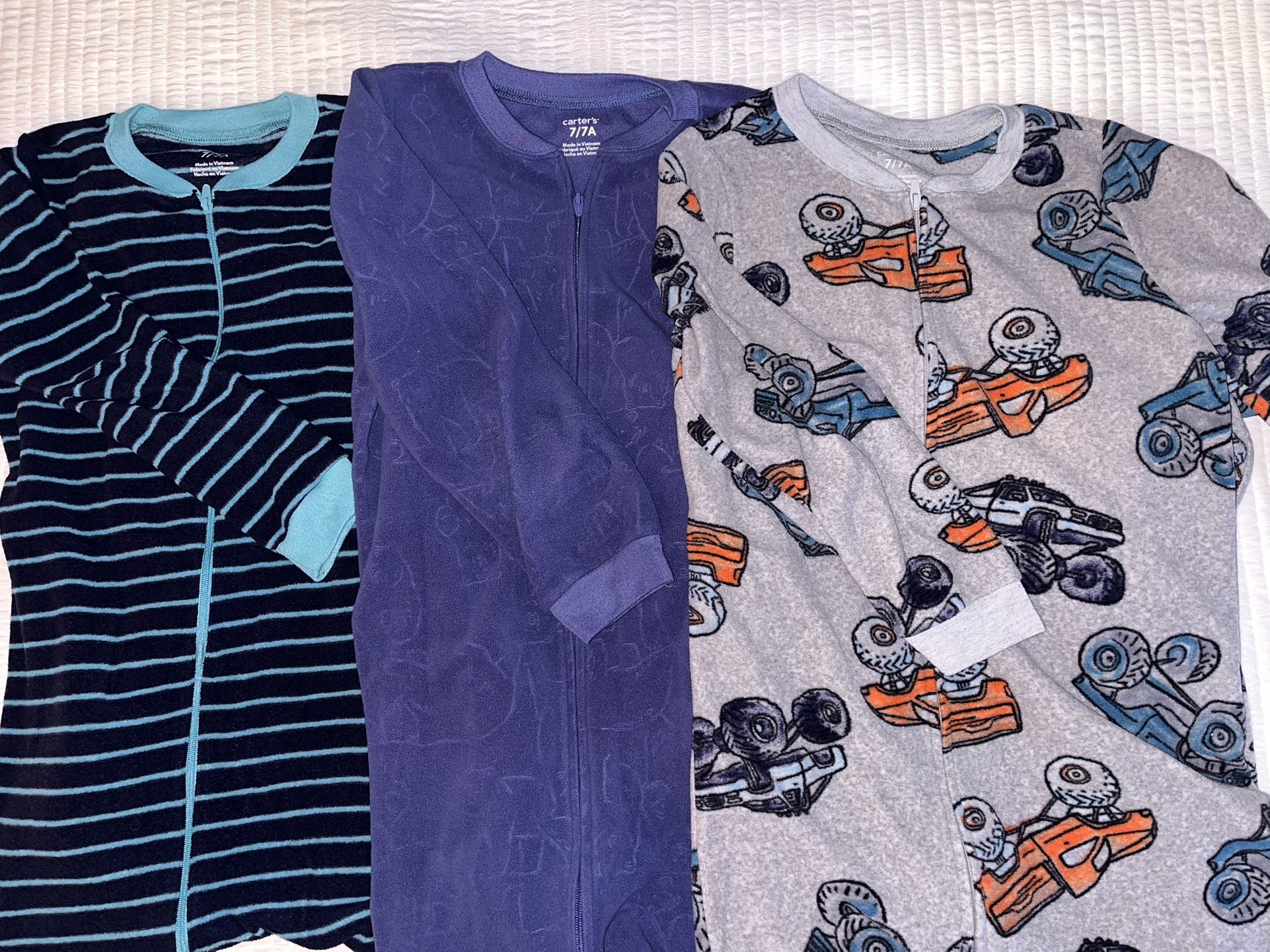 Boys Fleece Onesie Pajamas