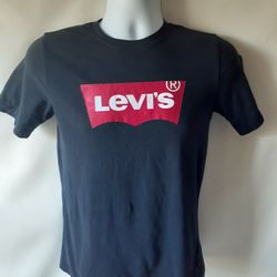 Levis boys black short-sleeve t-shirt size L
