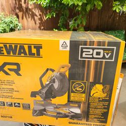 Dewalt brand new 20-Volt MAX XR Cordless 10 in. Dual Bevel Fixed Miter Saw (Tool Only