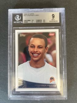Stephen Curry 2009–10 Topps #321 Rookie Card Graded BGS 9 Mint (9.5, 9, 8.5, 9.5)